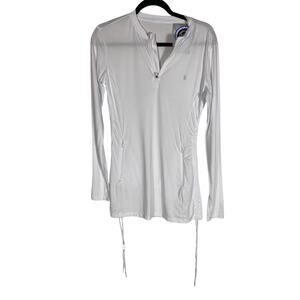NWT Women's Soothfeel UV Blocking long sleeve White active-ware top Size Small